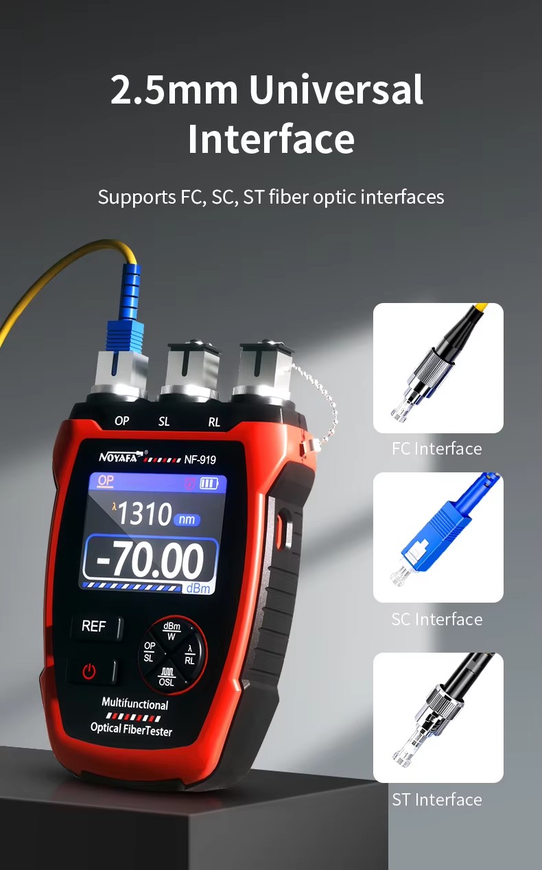 NOYAFA NF-919 Optical Multimeter (Power Meter, Light Source & VFL) - Image 15
